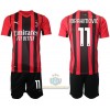 Maglia ufficiale AC Milan Zlatan Ibrahimovic 11 Casa 2021-22 per Bambino